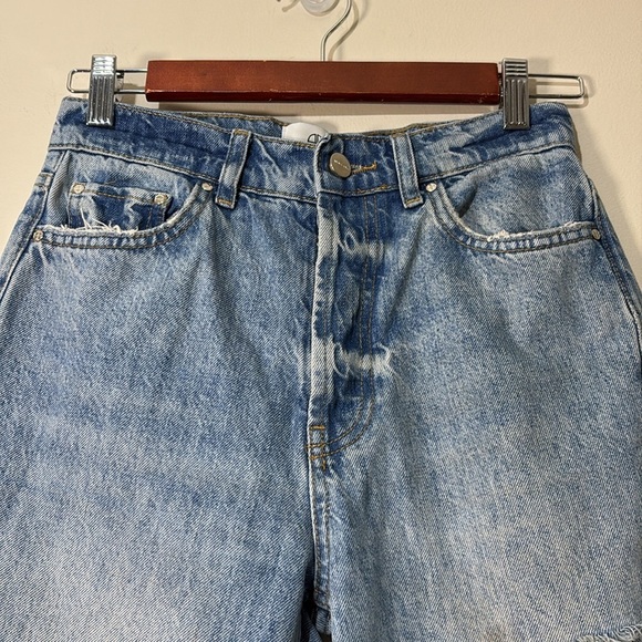 Anine Bing Olsen Jeans Destructed Lake Indigo Sz. 24 - Picture 9 of 15